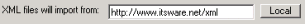 XML Import Source