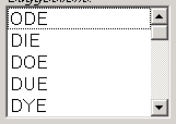 Suggested Words