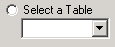 Select a Table button