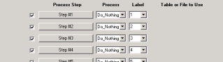 Recipe Setting Controls