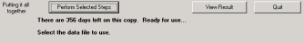 Run and Status Controls