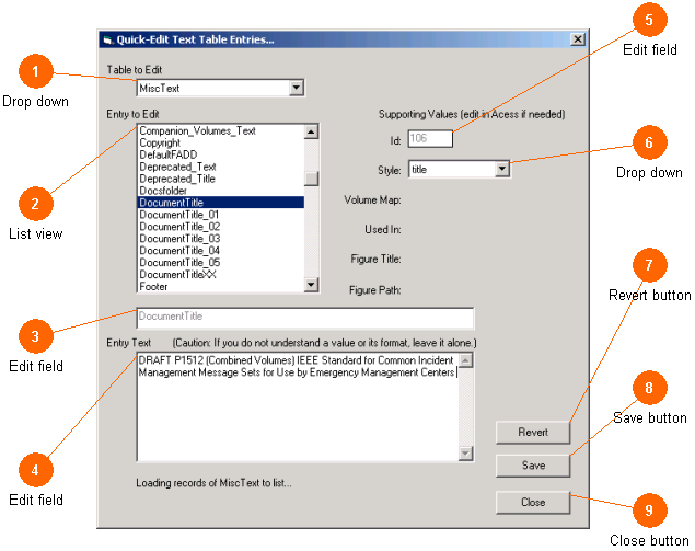 Quick-Edit Text Table Entries...