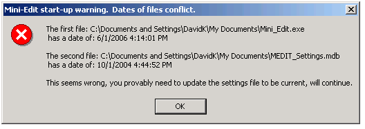 File dates conflict warning