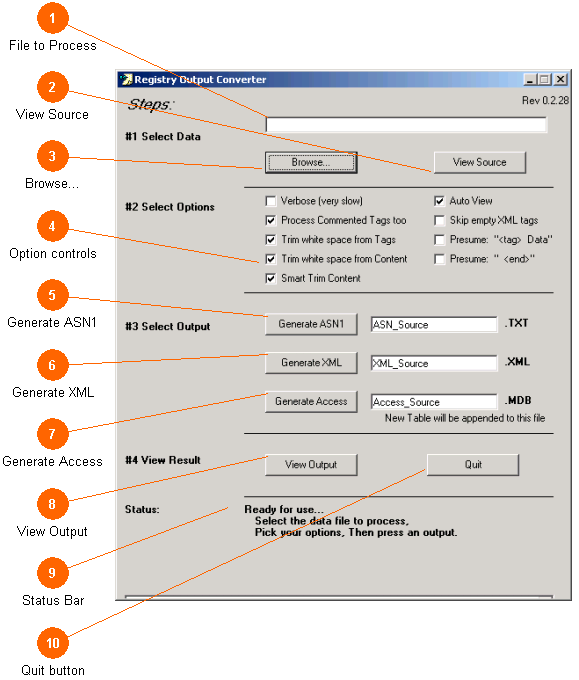 Registry Output Converter